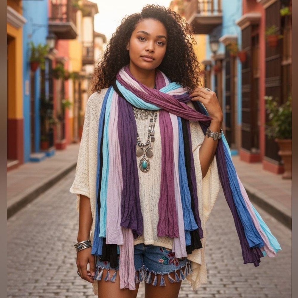8 Alirina Charm Scarves - Picture 1 of 3